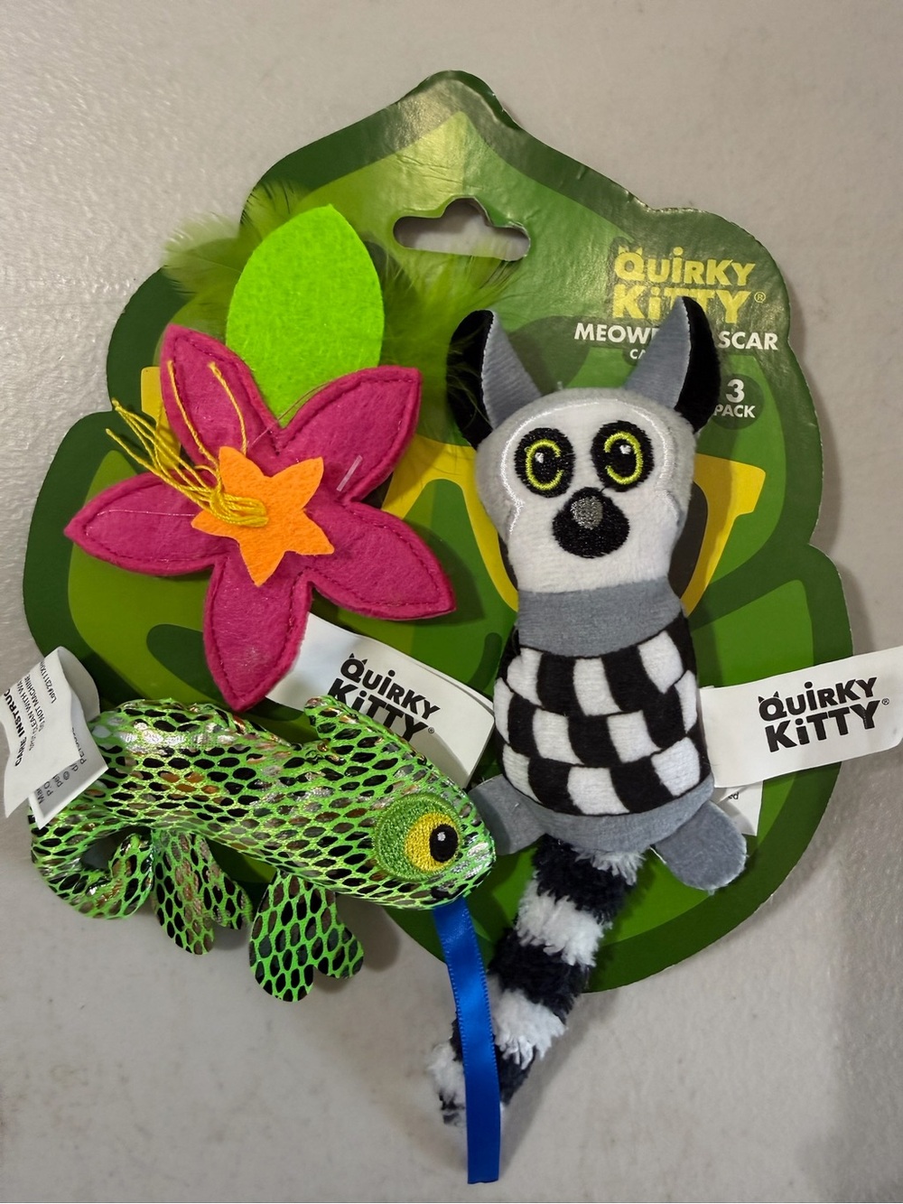 BNWT Quirky Kitty Cat Toys 3 Pack